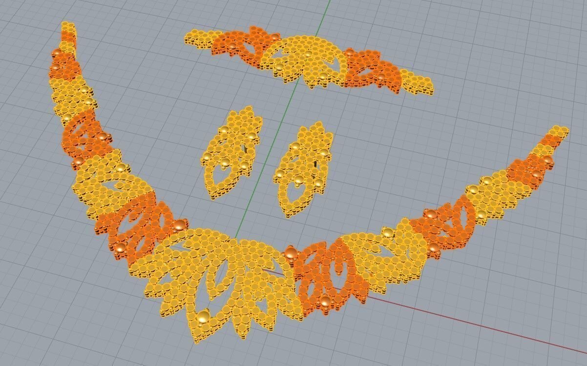 Gold Set  3D print model_3