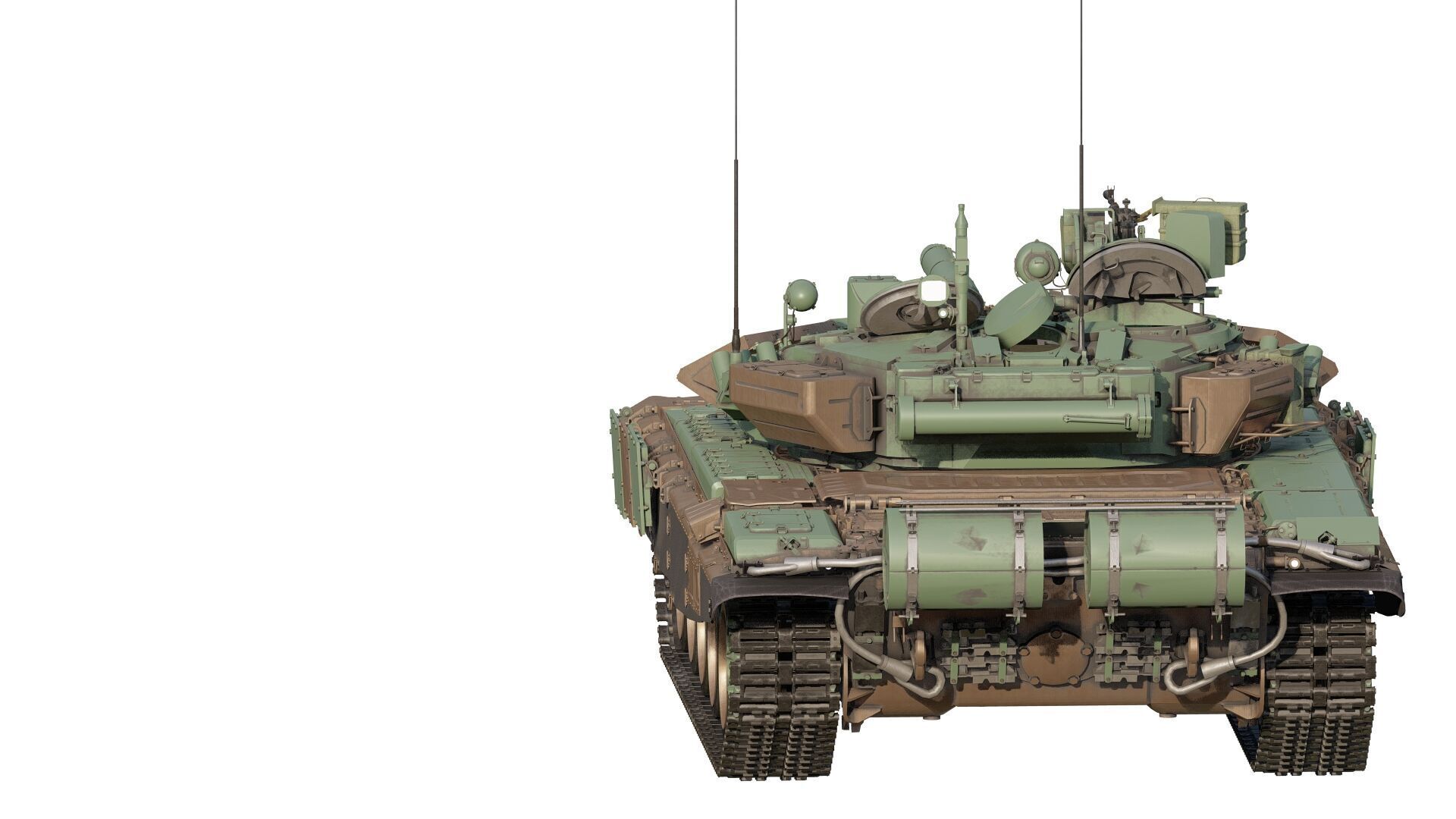 Tank T-90A 3D model_3