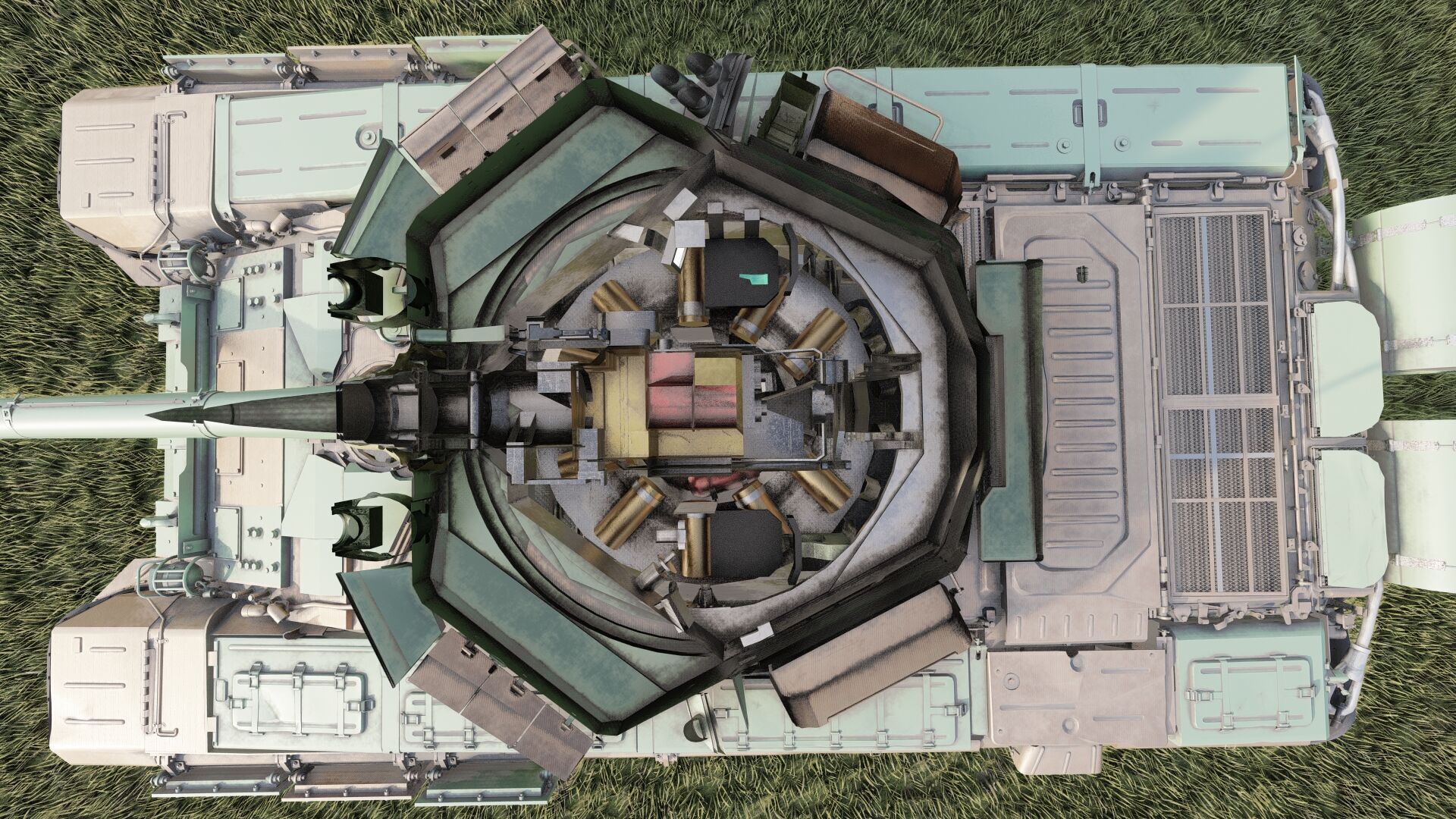 Tank T-90A 3D model_19