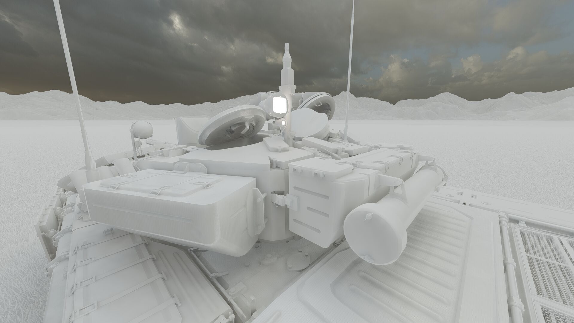 Tank T-90A 3D model_35