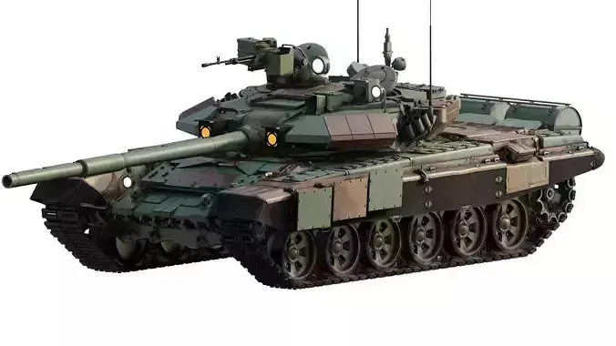 Tank T-90A 3D model