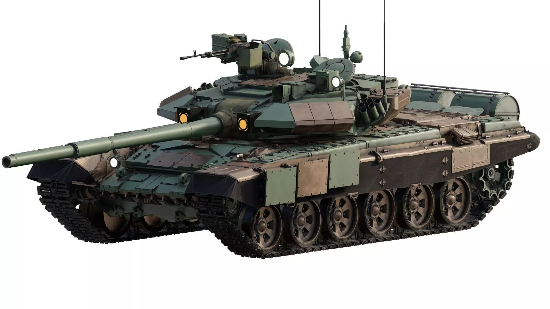 Tank T-90A 3D model_0