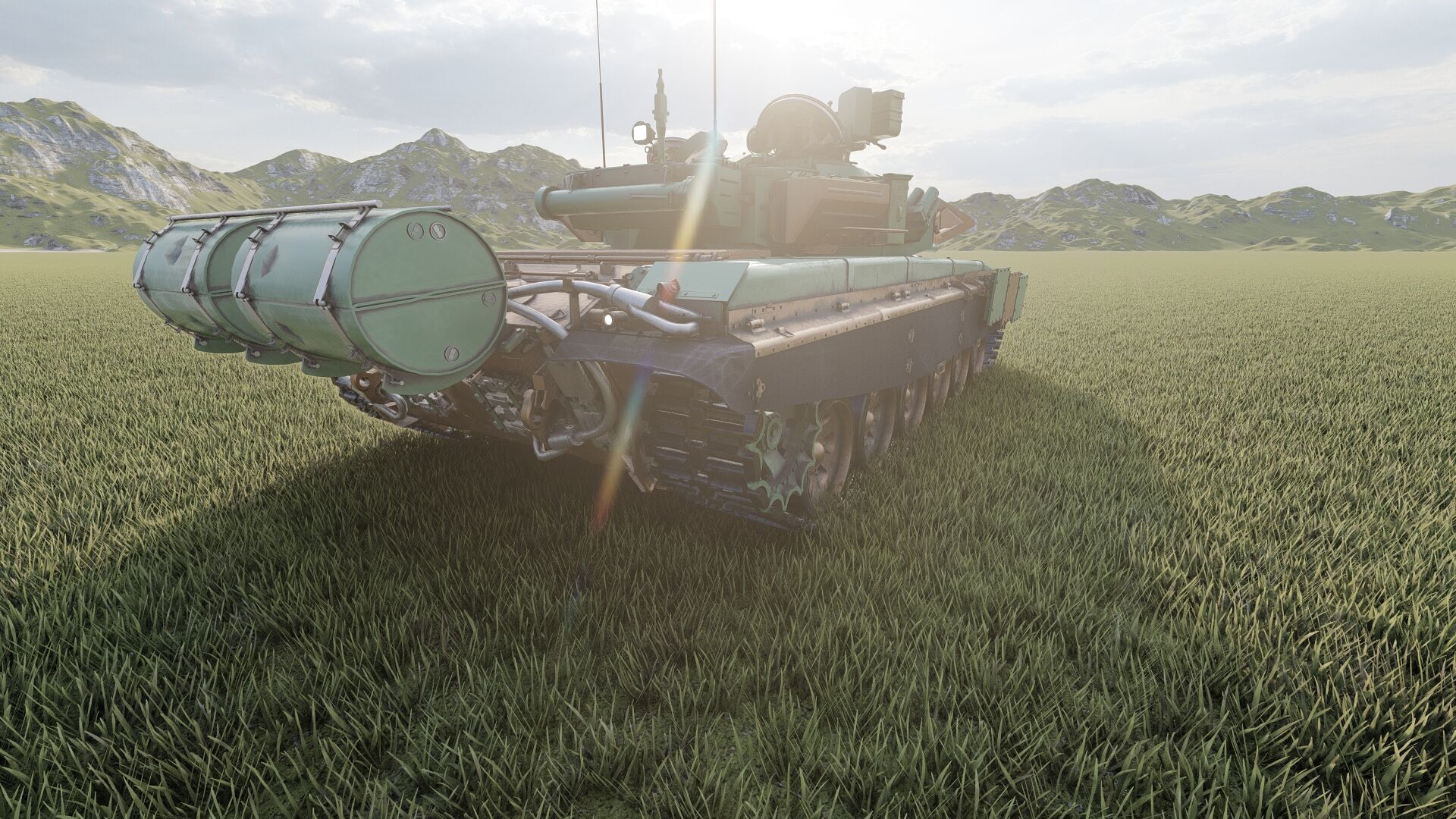 Tank T-90A 3D model_11