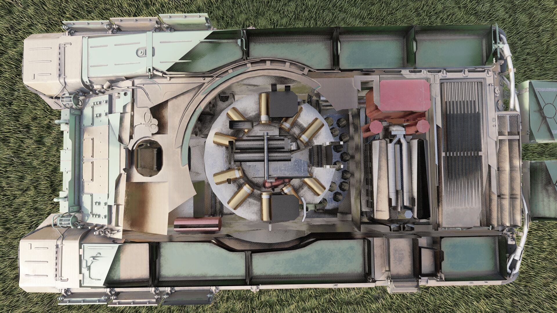 Tank T-90A 3D model_21