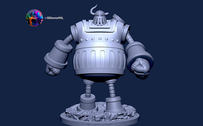 EMET EMETO GIGANTE DE HIERRO ONE PIACE 3D print model
