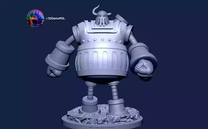 EMET EMETO GIGANTE DE HIERRO ONE PIACE 3D print model
