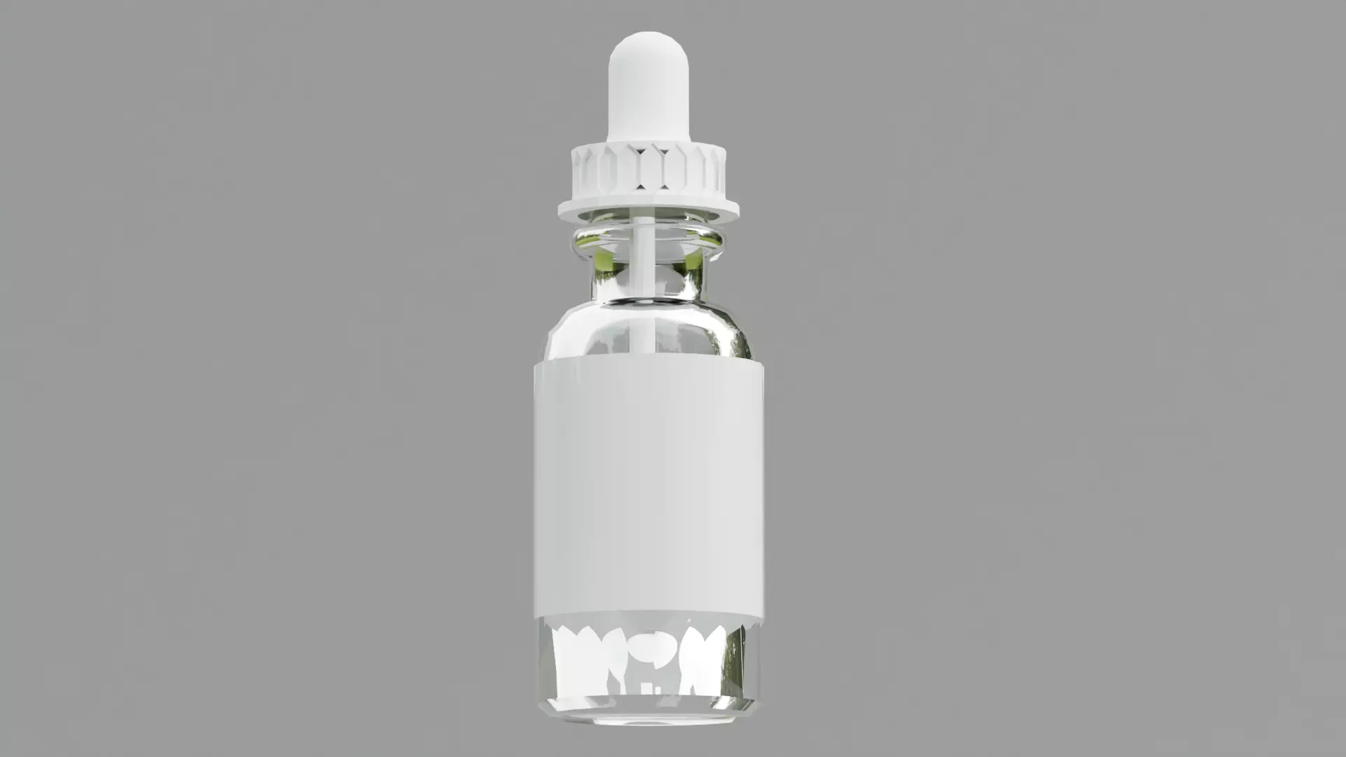 Dropper for Medical Projects Low-poly 3D model_0