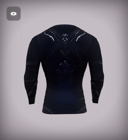 T shirt model 3D model_4