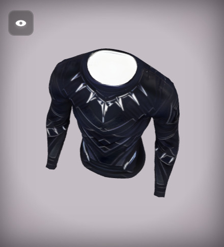 T shirt model 3D model_5