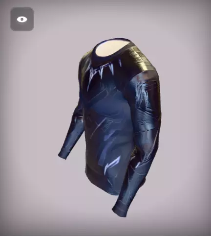 T shirt model 3D model_0