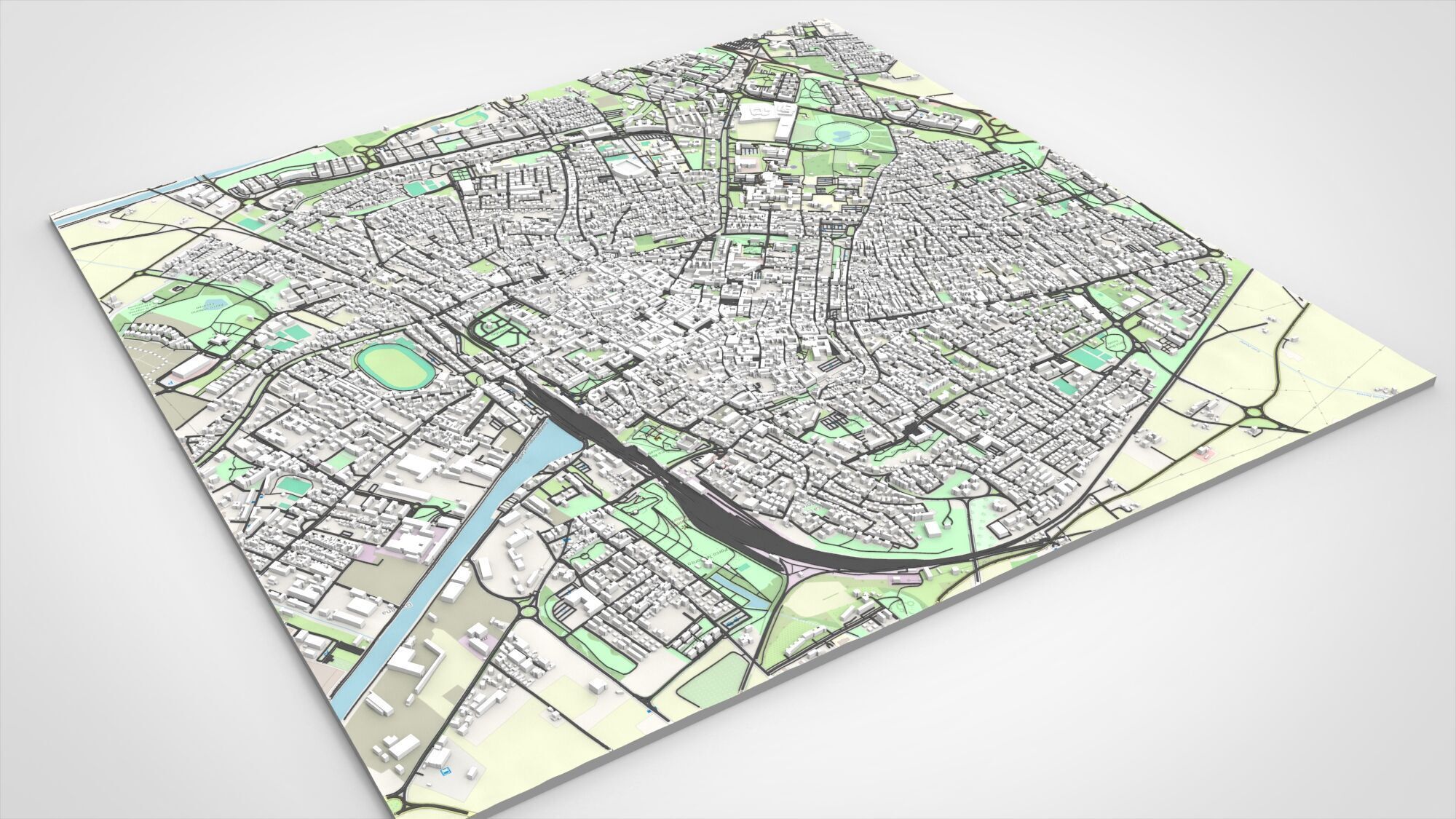 Cityscape Ravenna Italy 3D model_10