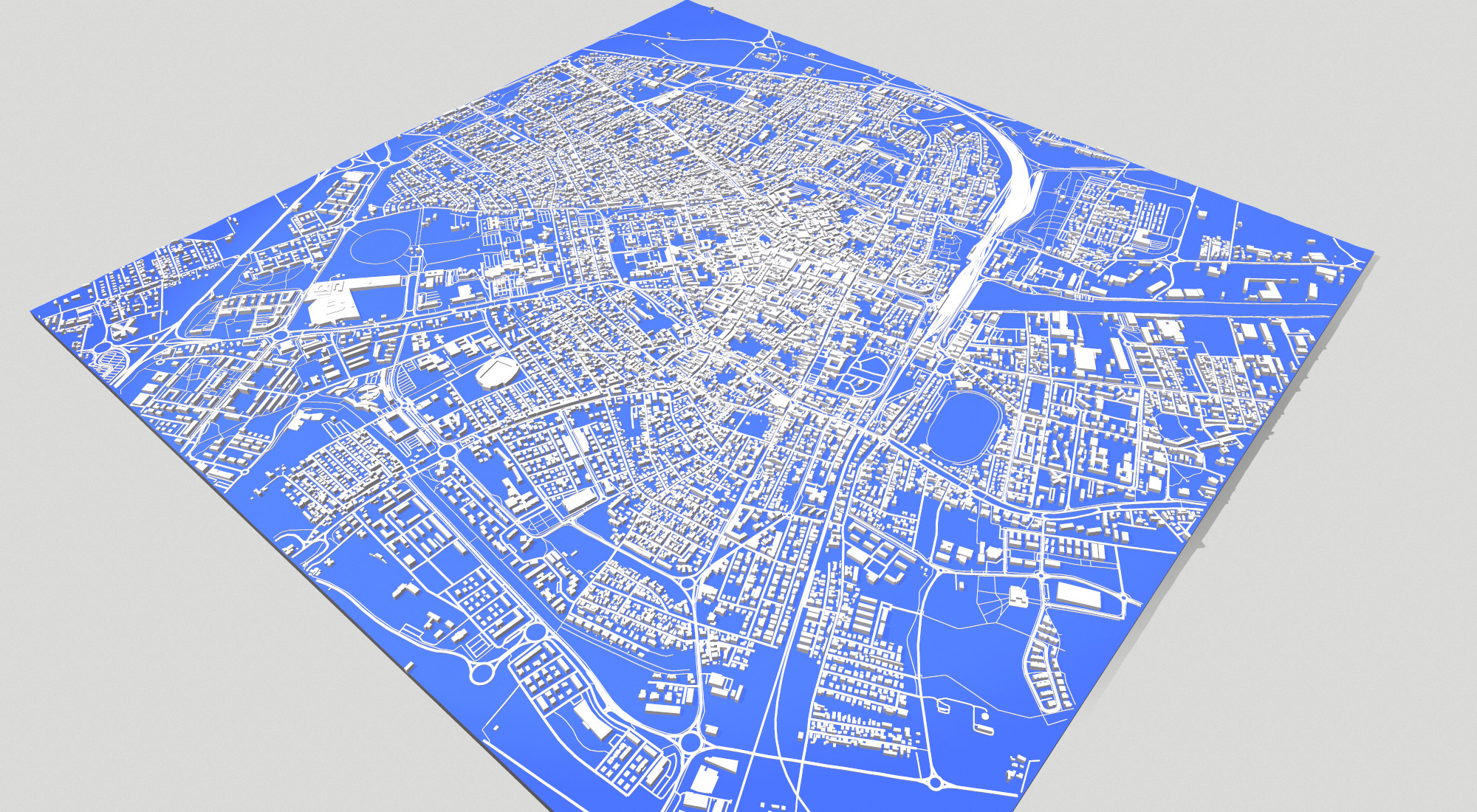 Cityscape Ravenna Italy 3D model_7