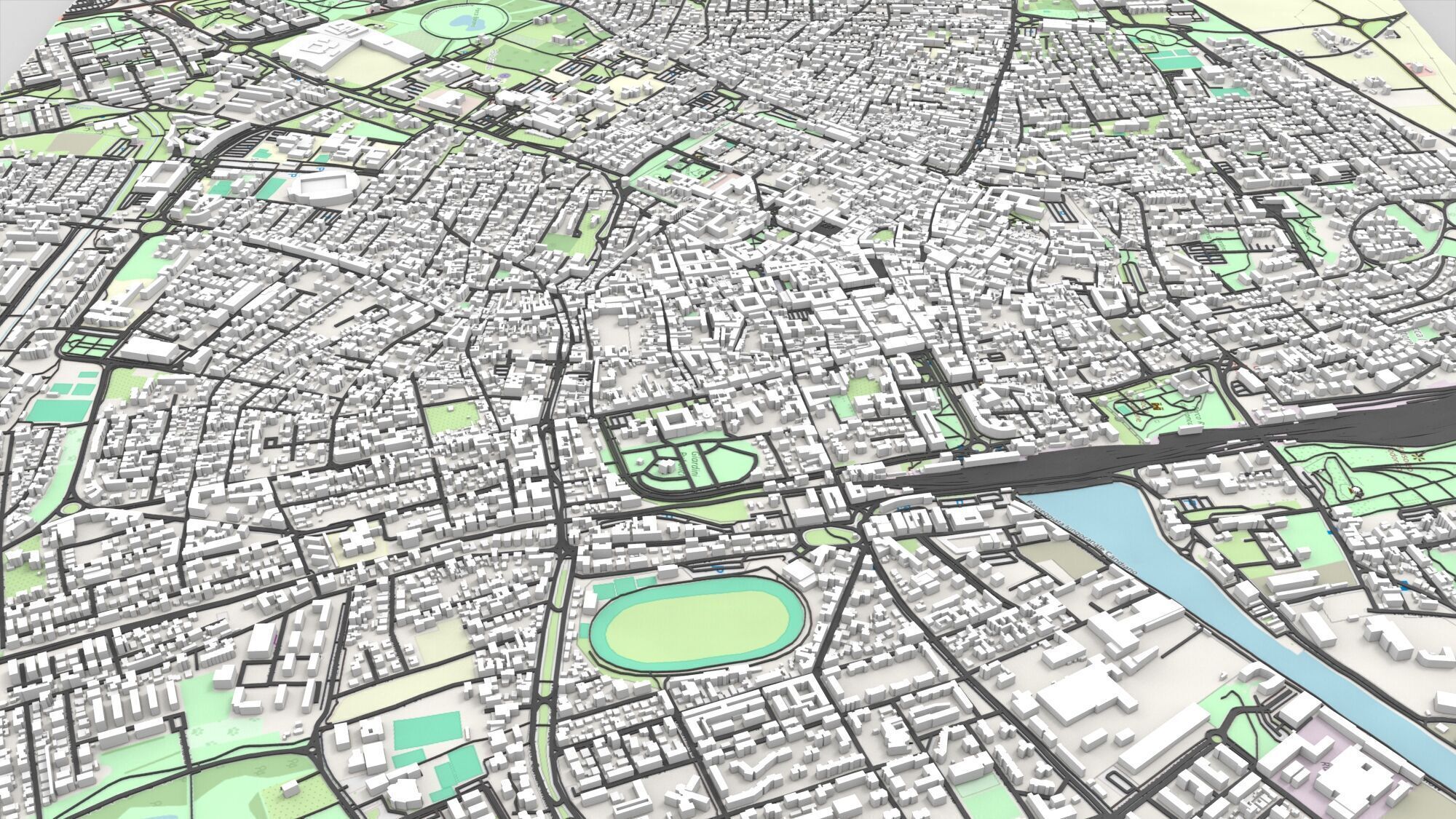 Cityscape Ravenna Italy 3D model_5