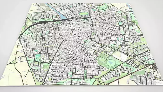 Cityscape Ravenna Italy 3D model