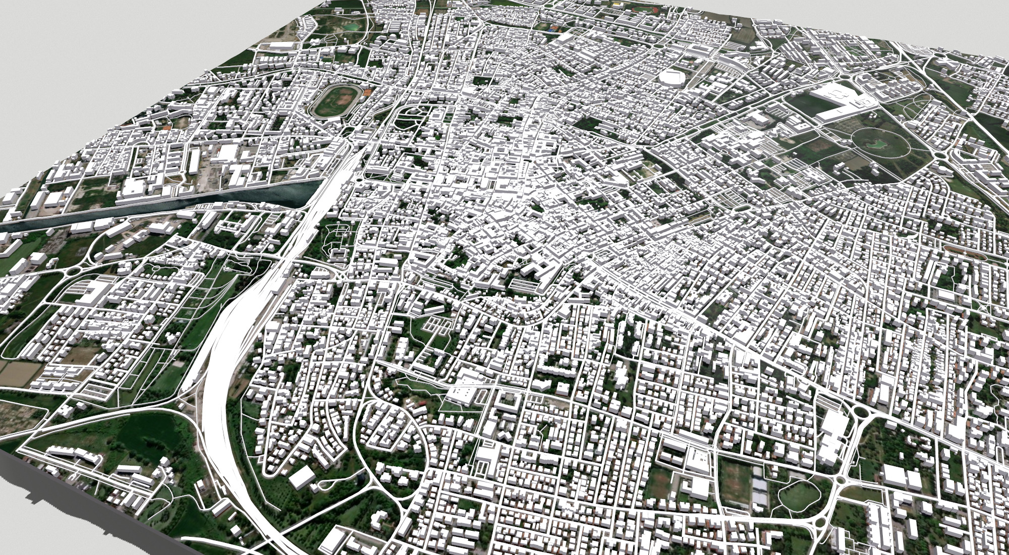 Cityscape Ravenna Italy 3D model_6