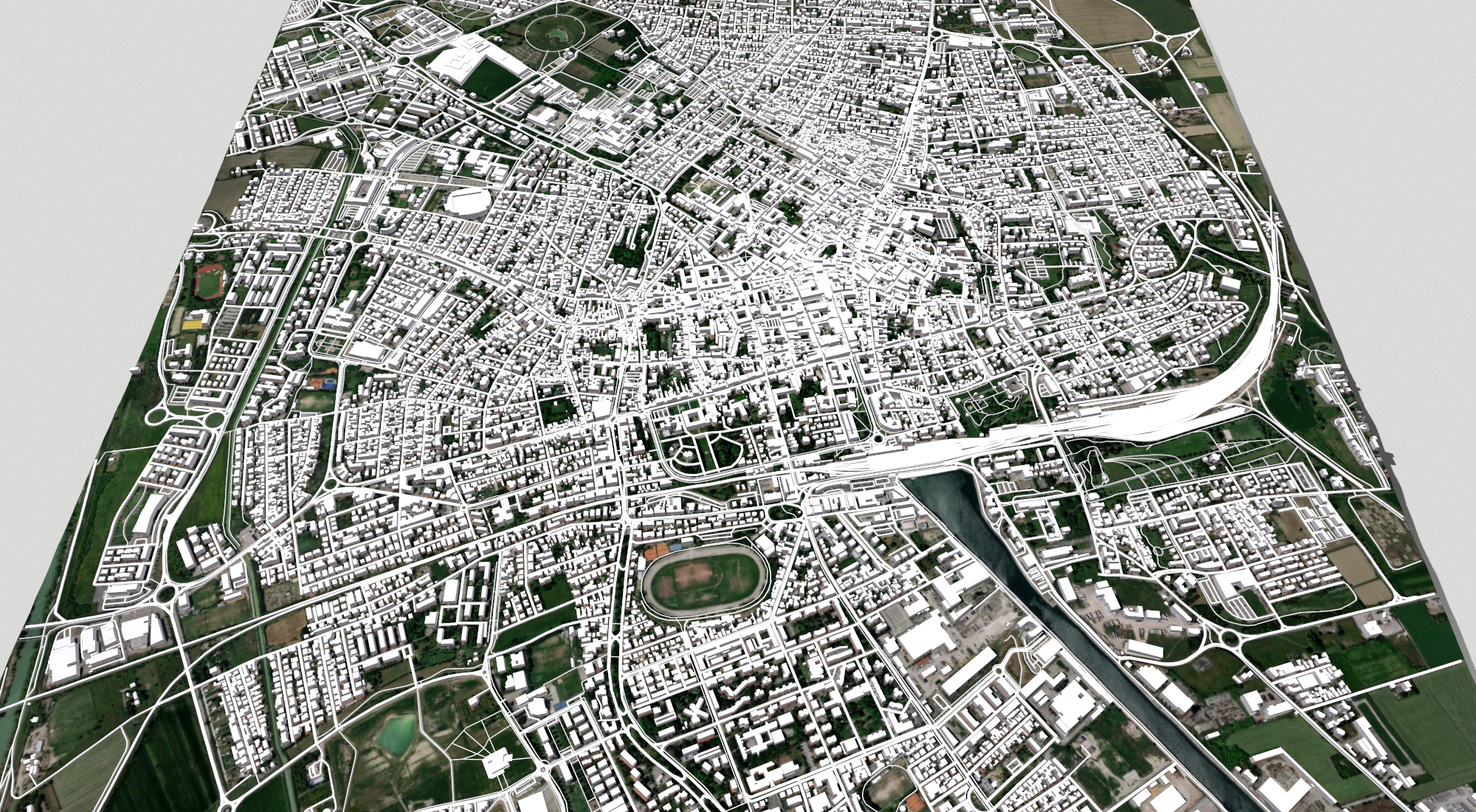 Cityscape Ravenna Italy 3D model_2