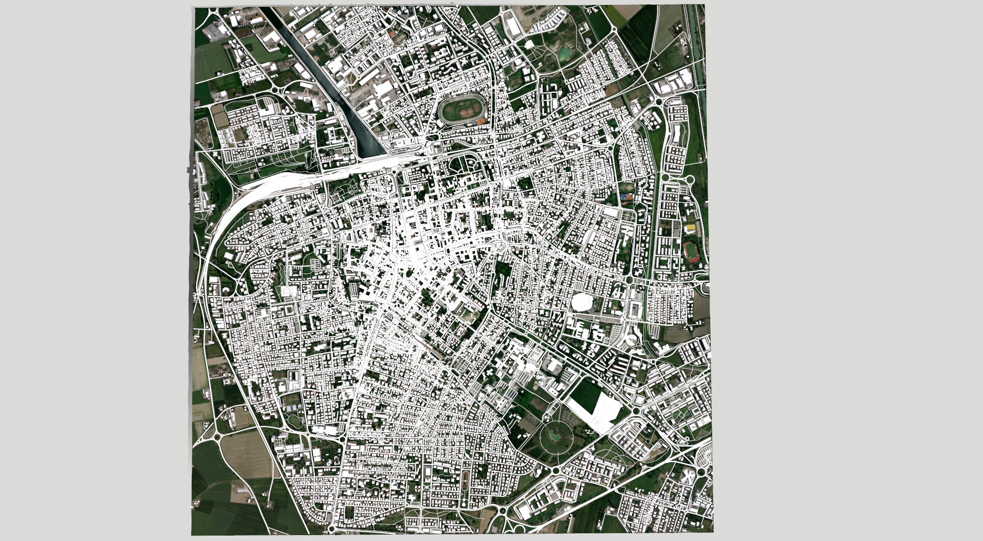 Cityscape Ravenna Italy 3D model_14