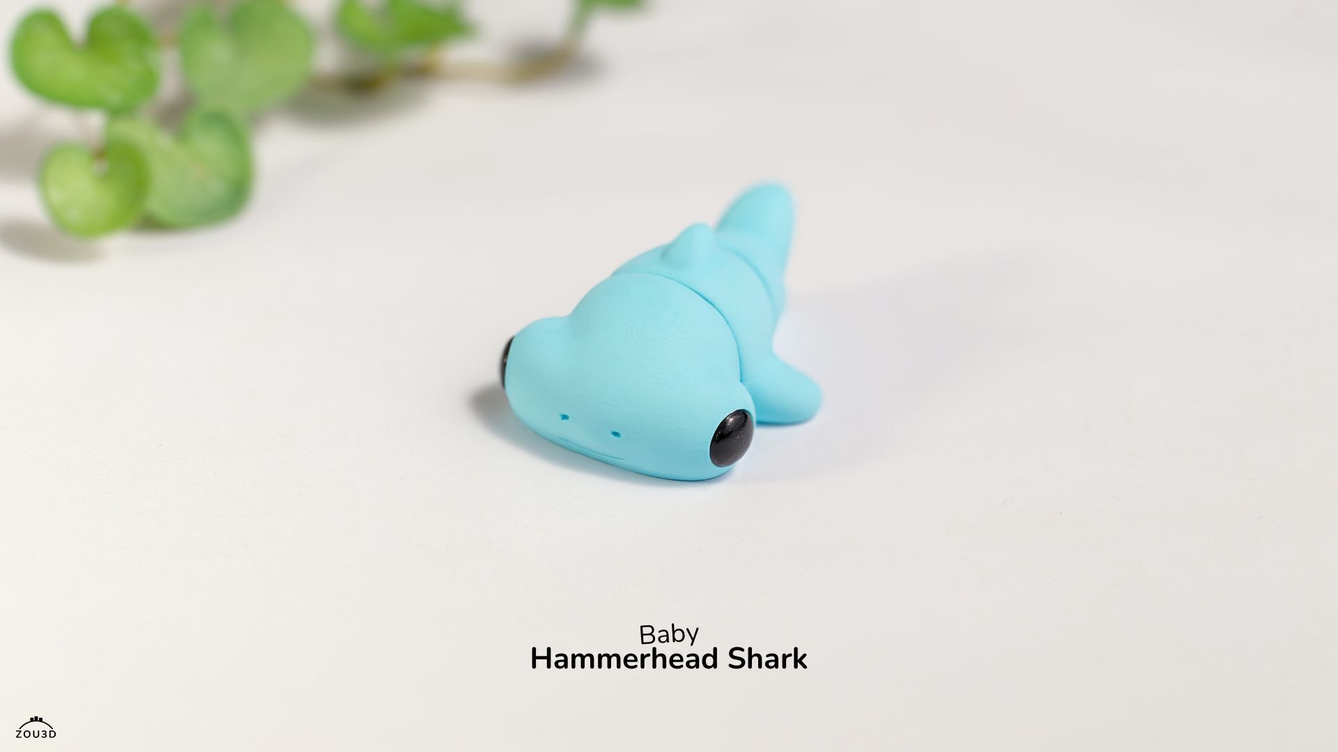 Baby Hammerhead shark 3D print model_1