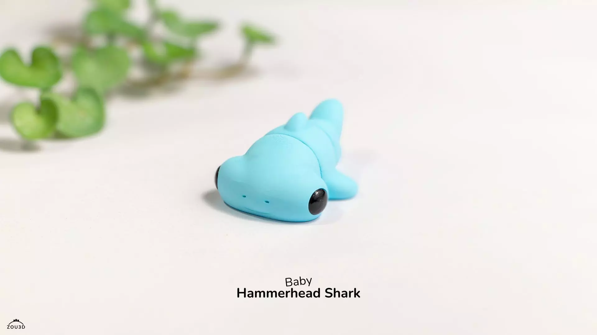 Baby Hammerhead shark 3D print model_0
