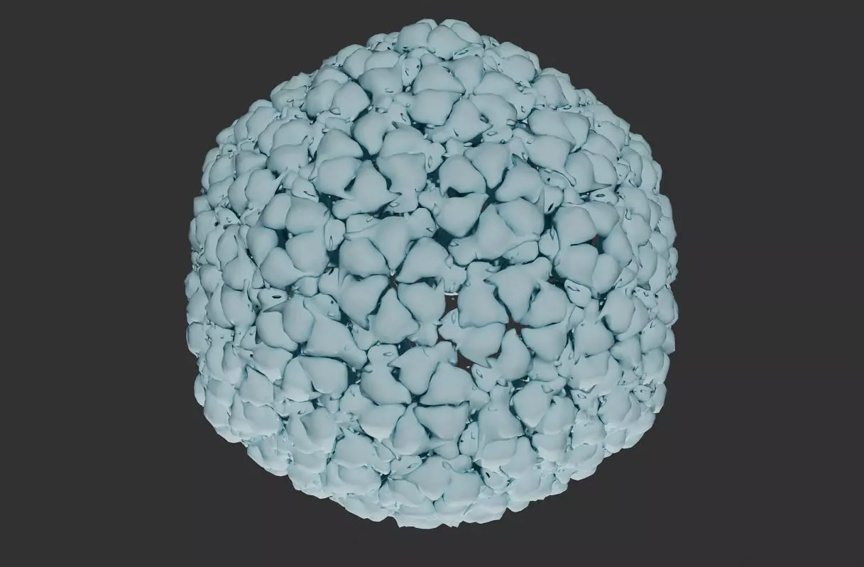 Bacteria in Pimples 3D model_0