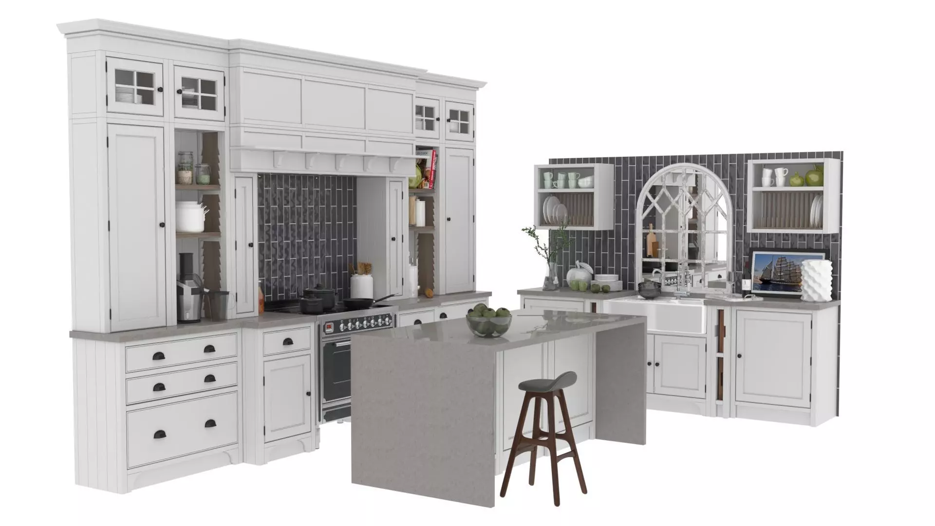 Dantone Kitchen First 3D model_0