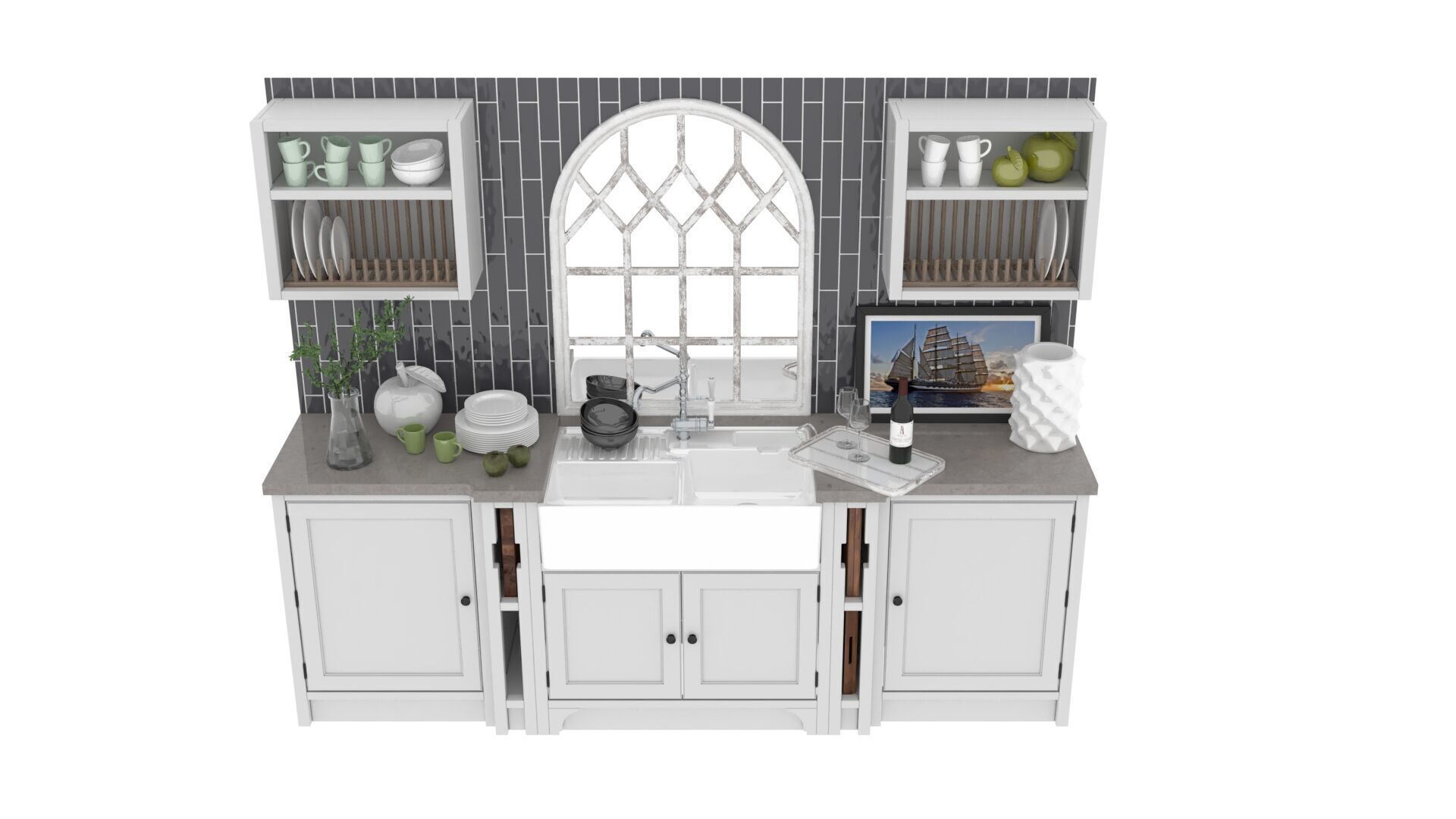 Dantone Kitchen First 3D model_6