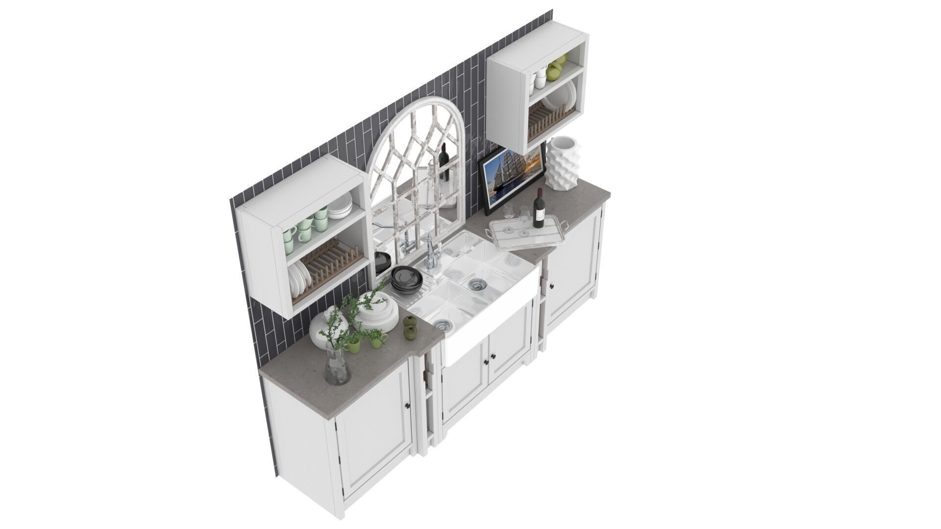 Dantone Kitchen First 3D model_8