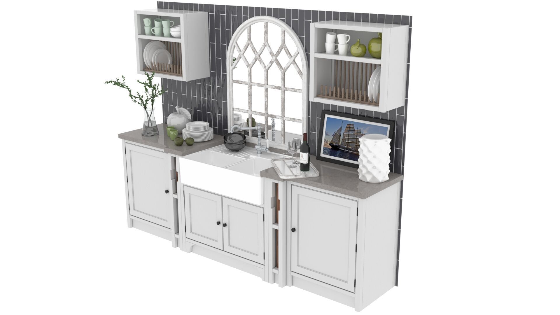 Dantone Kitchen First 3D model_5