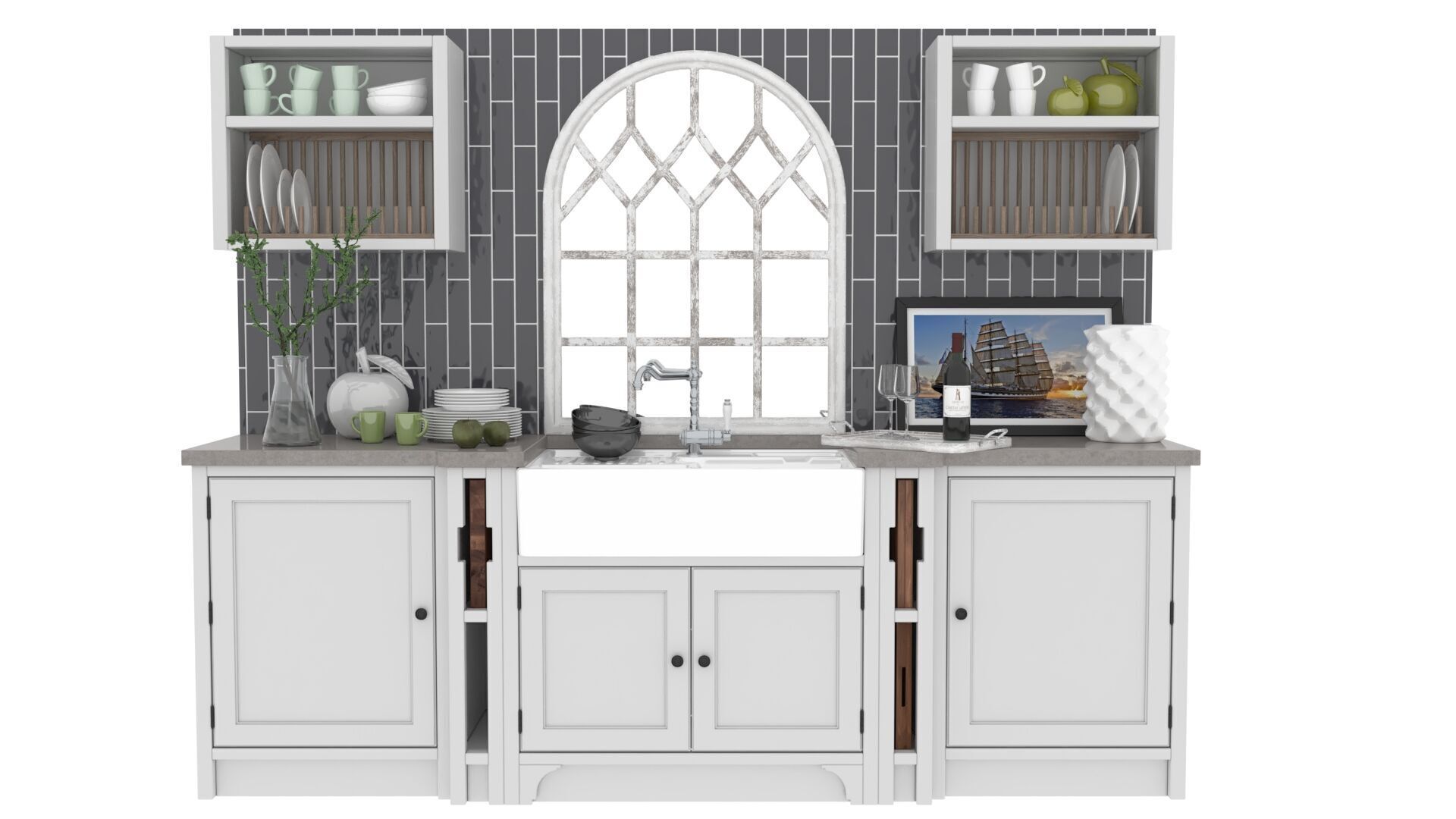 Dantone Kitchen First 3D model_7