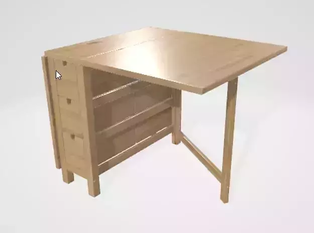 Office Cabinet 3D Model Modern Storage Unit