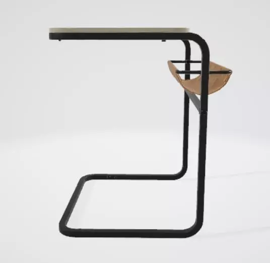 Realistic Workstation Desk 3D Asset for Interiors 3D model_0