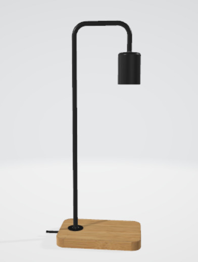 Realistic Office Desk Lamp 3D Model 3D model_2
