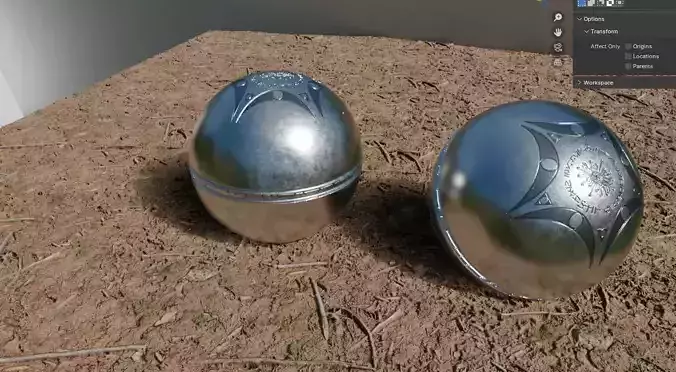 Buga Sphere represented Accurately 3D model