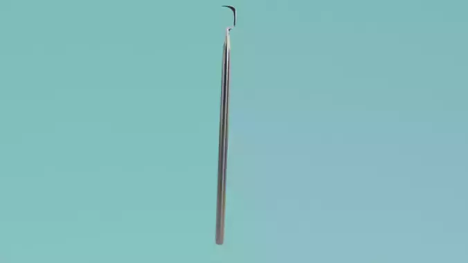 High-Quality Dental Probe 3D Model Medical Instrument