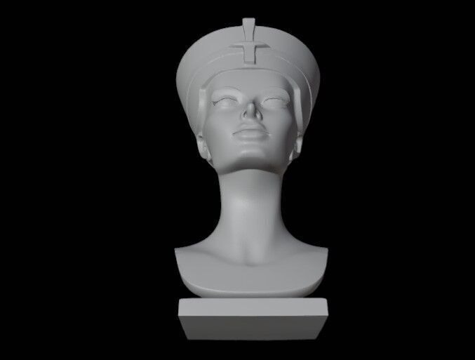 Nefertiti  3D print model_4