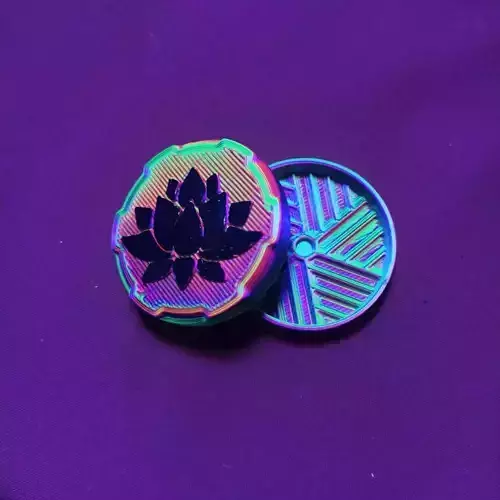 2 PIECE LOTUS FLOWER GRINDER