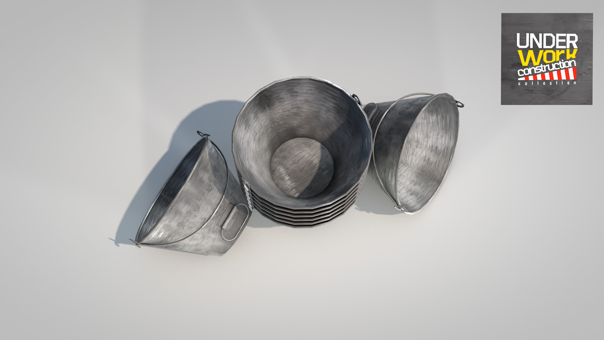 Construction Bucket  3D model_5