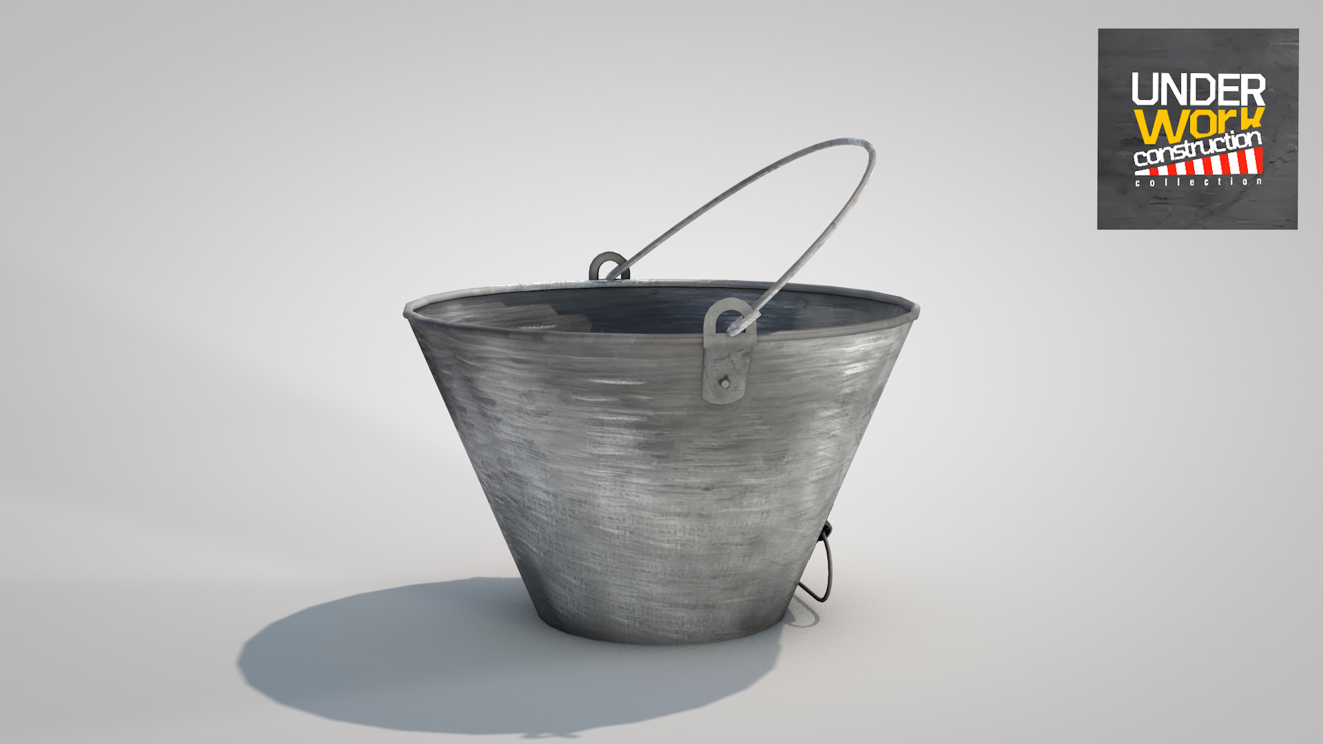 Construction Bucket  3D model_6