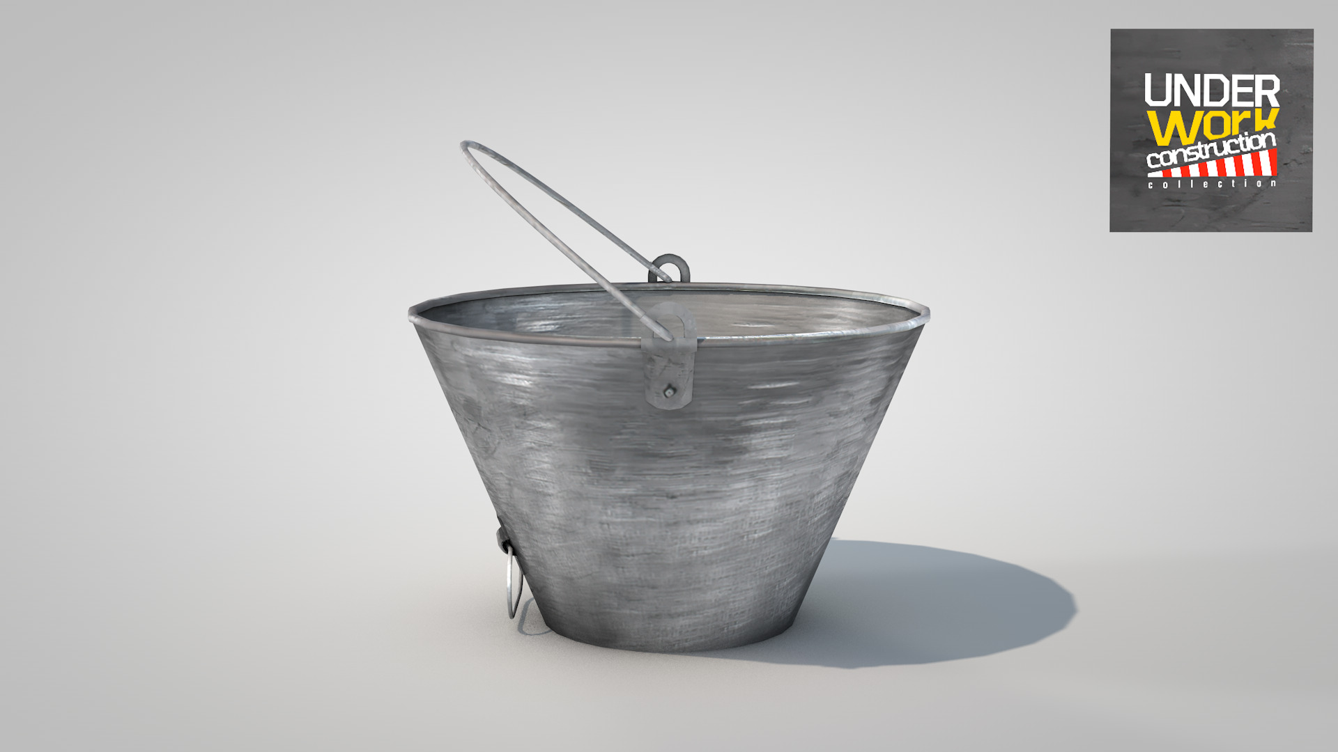 Construction Bucket  3D model_1