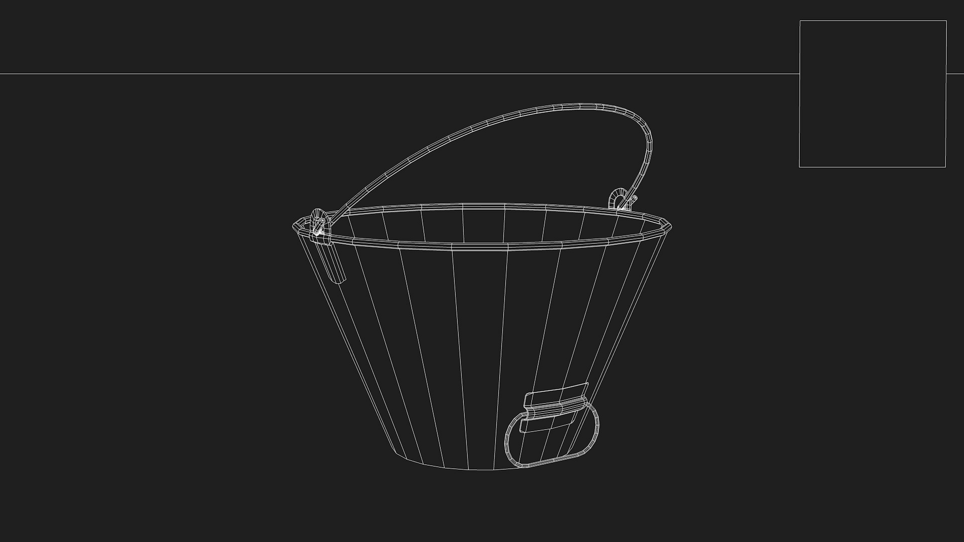 Construction Bucket  3D model_8