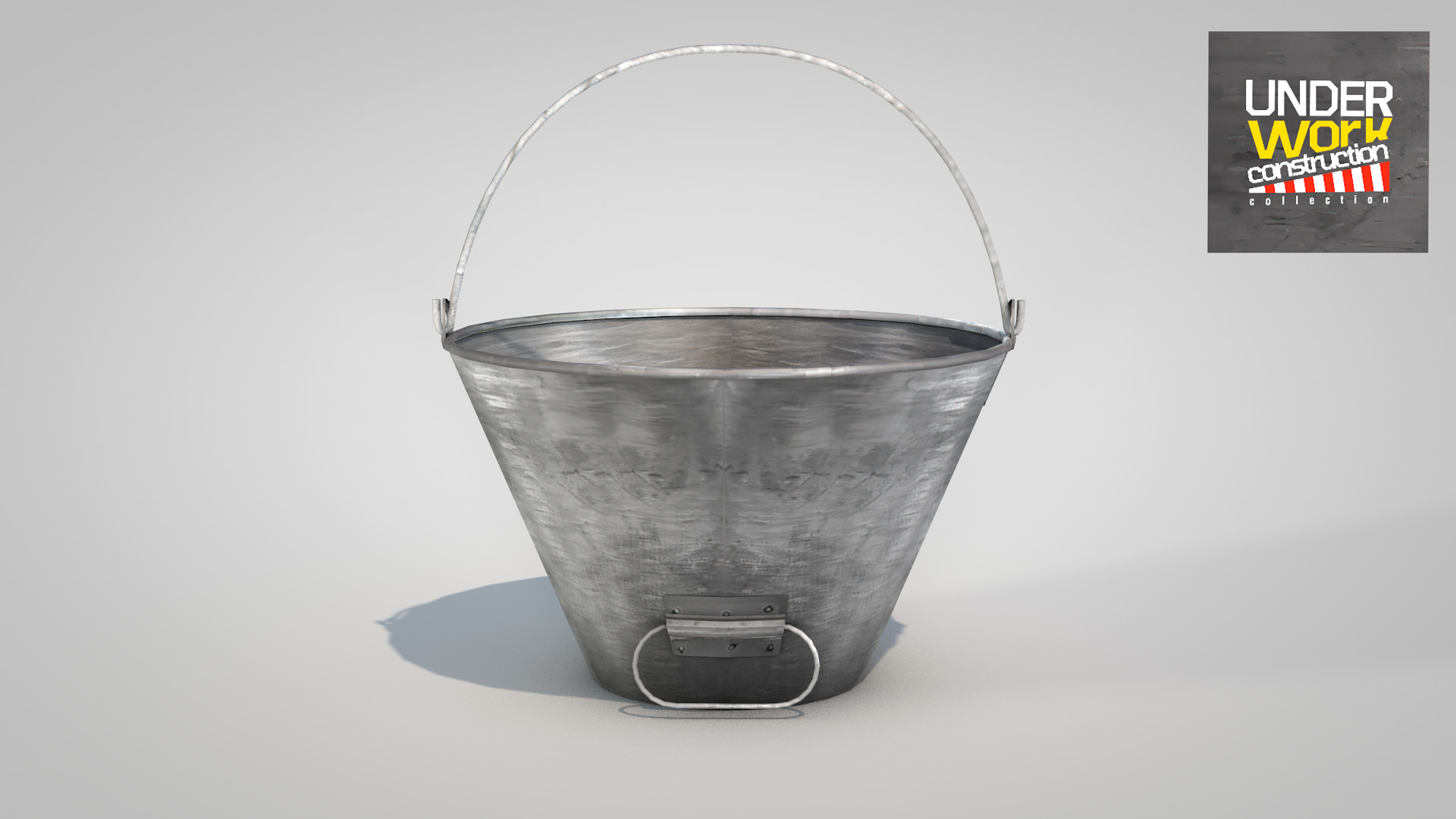 Construction Bucket  3D model_9