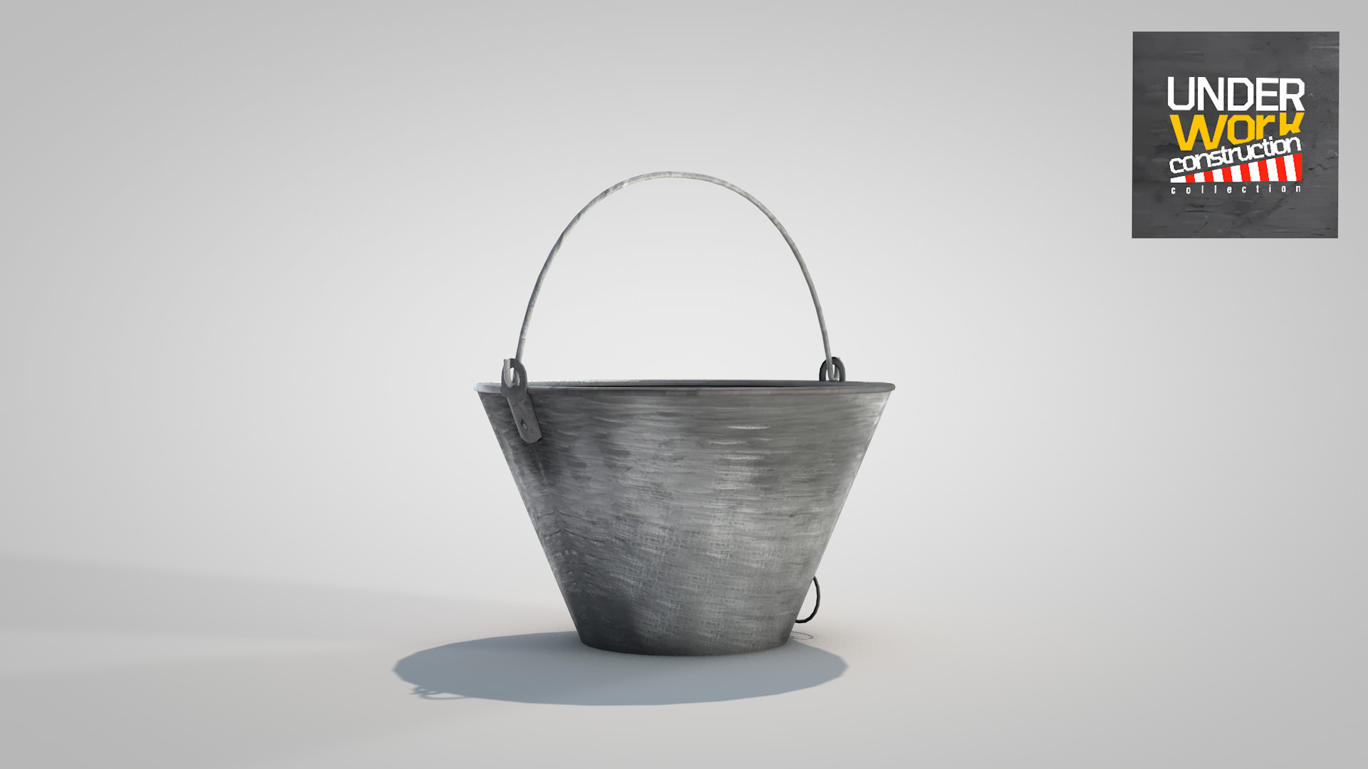 Construction Bucket  3D model_7