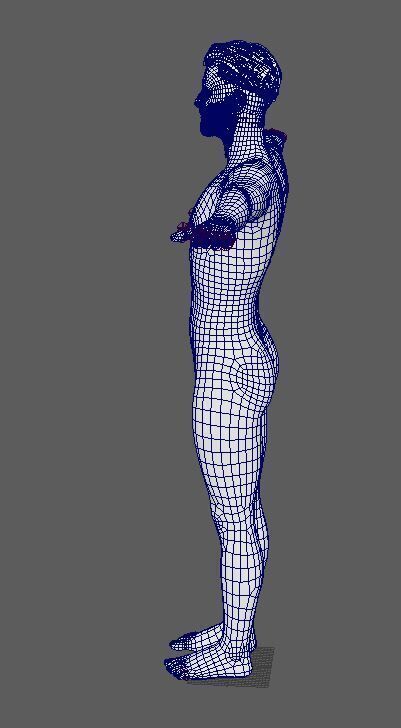 Cameron Fuller Character Low-poly 3D model_27