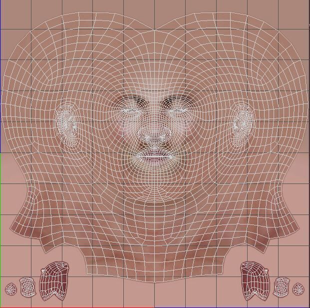 Cameron Fuller Character Low-poly 3D model_30