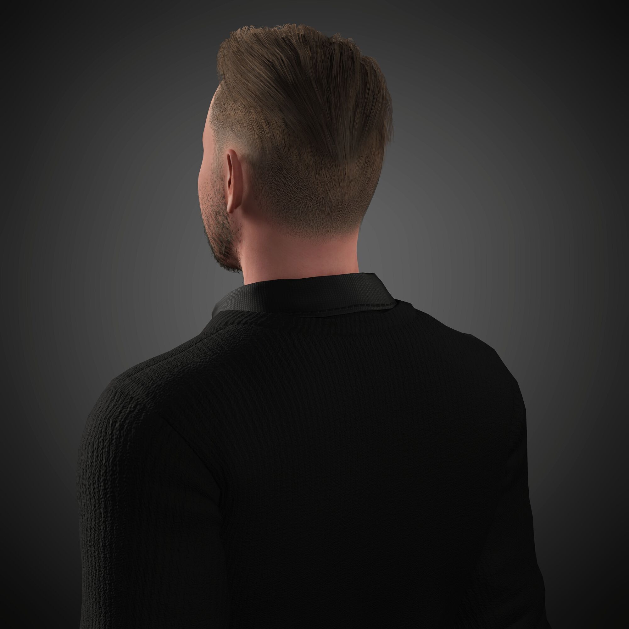 Cameron Fuller Character Low-poly 3D model_6