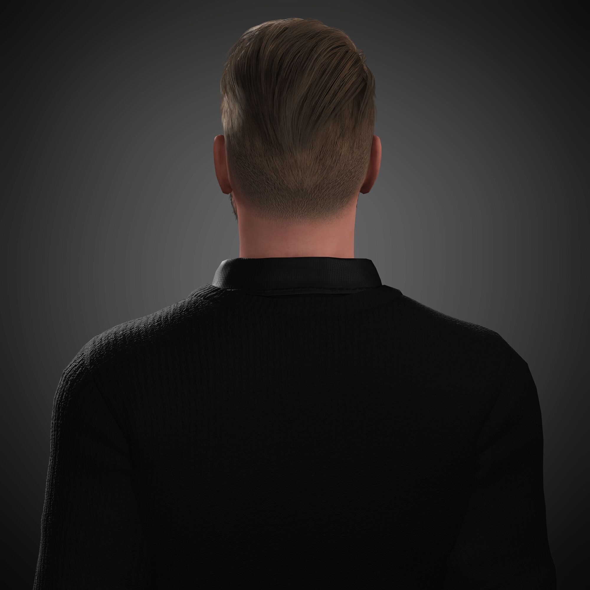 Cameron Fuller Character Low-poly 3D model_4