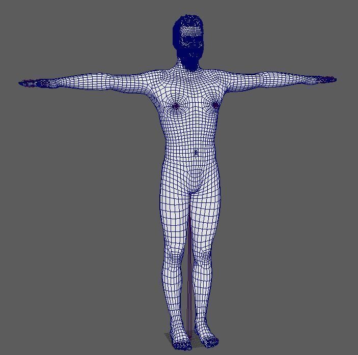 Cameron Fuller Character Low-poly 3D model_29