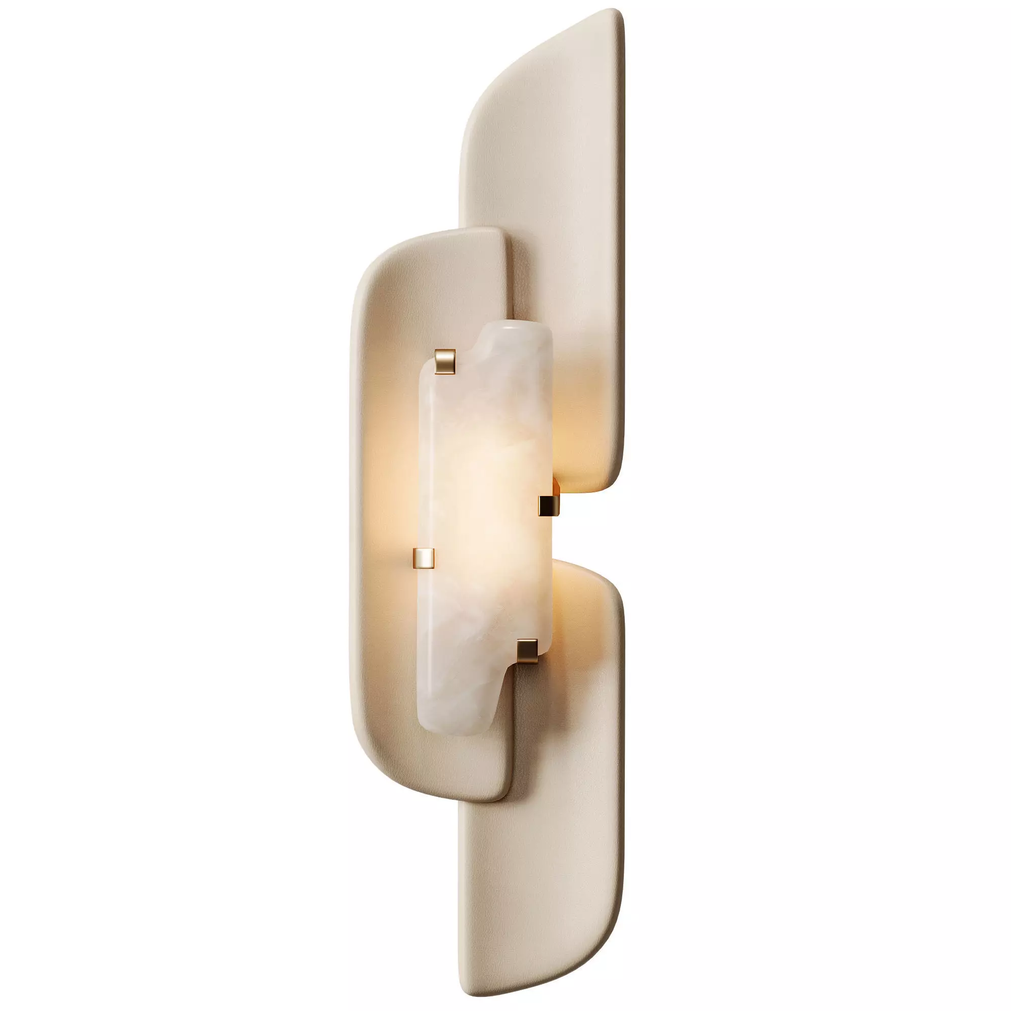 Cicero Sconce Left Low-poly 3D model_0