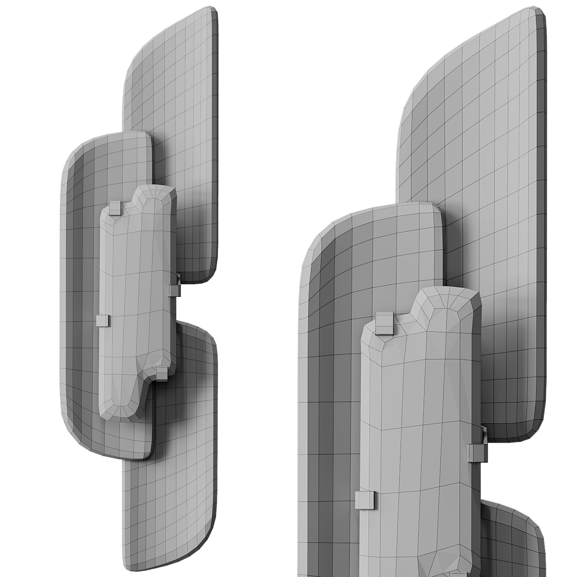 Cicero Sconce Left Low-poly 3D model_3