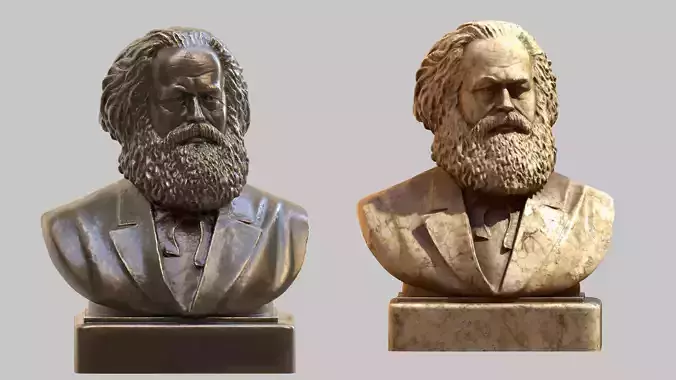 karl marx statue